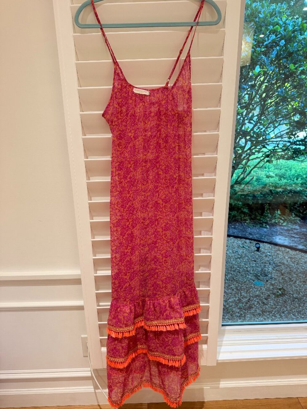 Ramy Brook Tassel Kaftan Dress